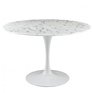 Contemporary Tulip Marble Dining Table