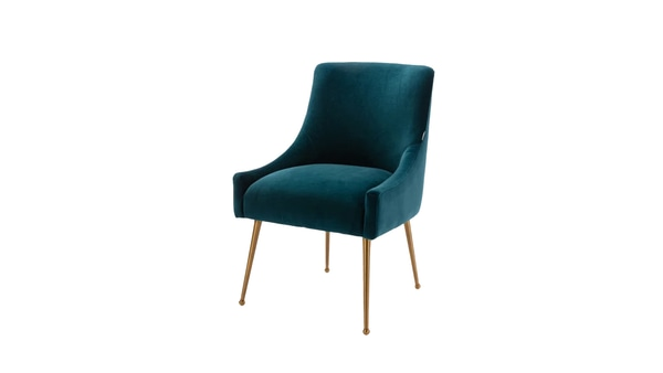 Turquoise Side Chair