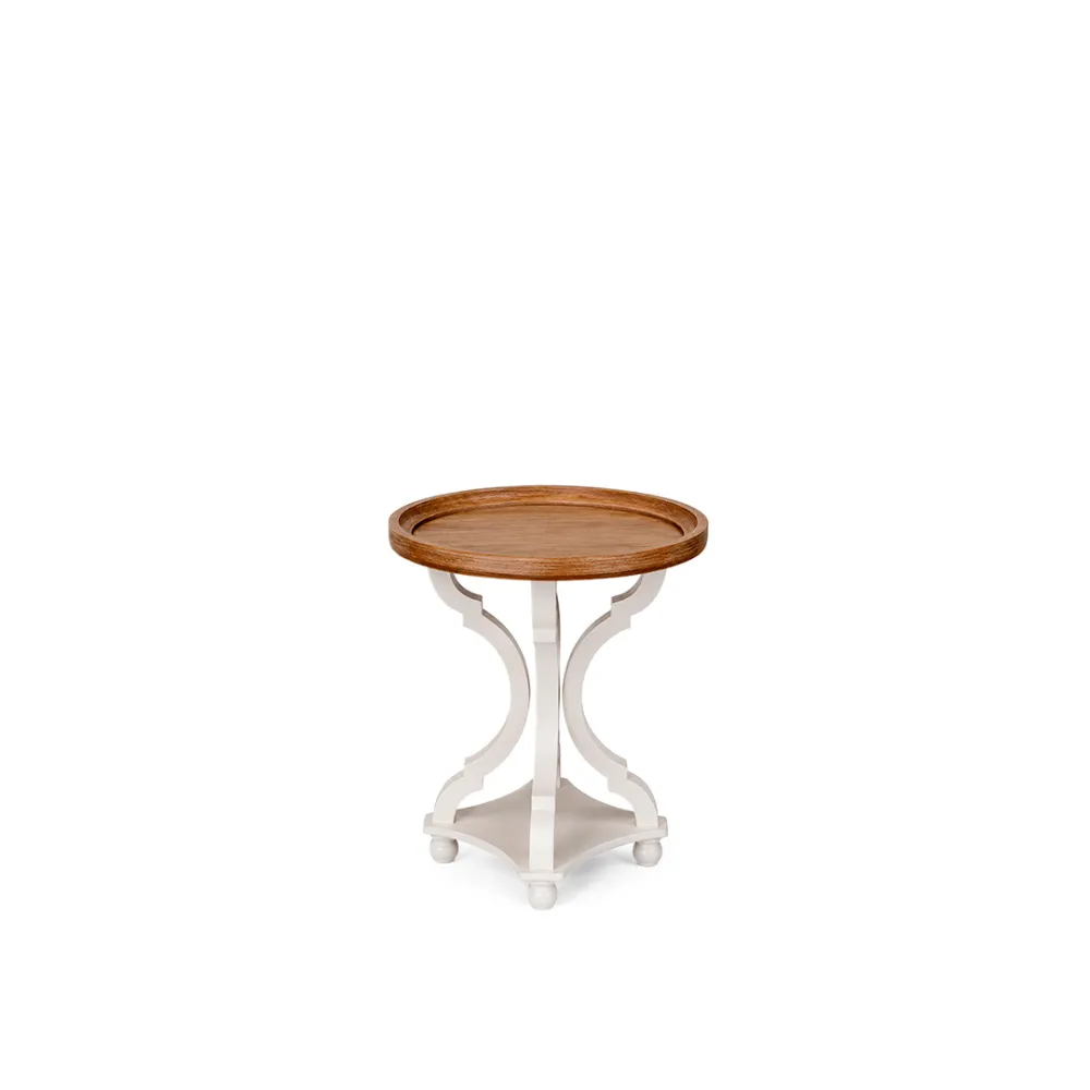French Country Side Table (Round)