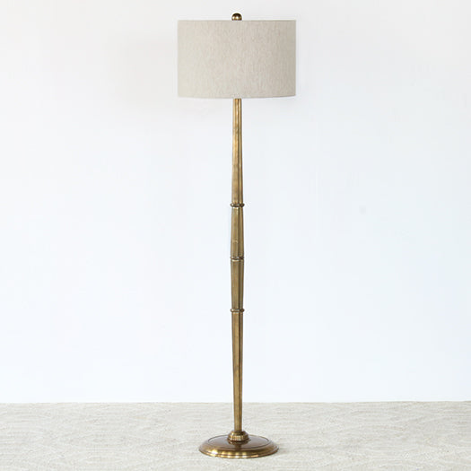 Eclipse Brass Floor Lamp