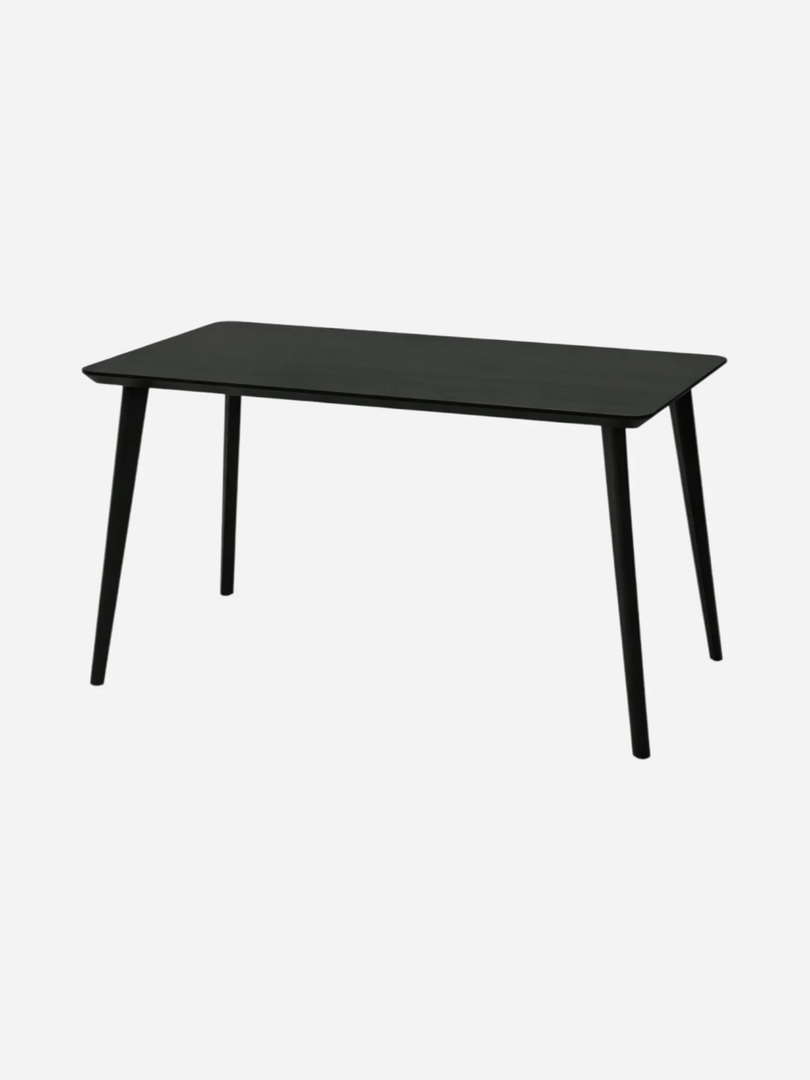 BLACK VENEER TABLE