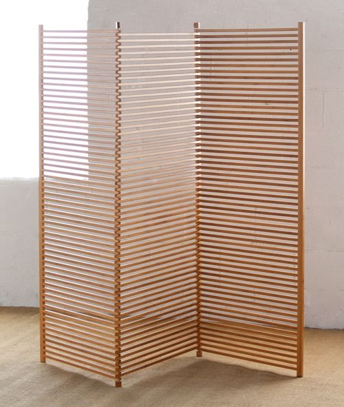 Modern Bamboo Slat Screen