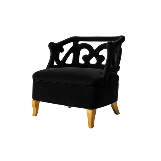 Barok chair – Black