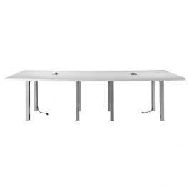 10ft Powered Table, White Top