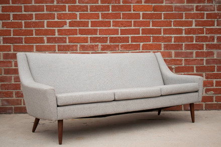 Taupe Fabric Sofa