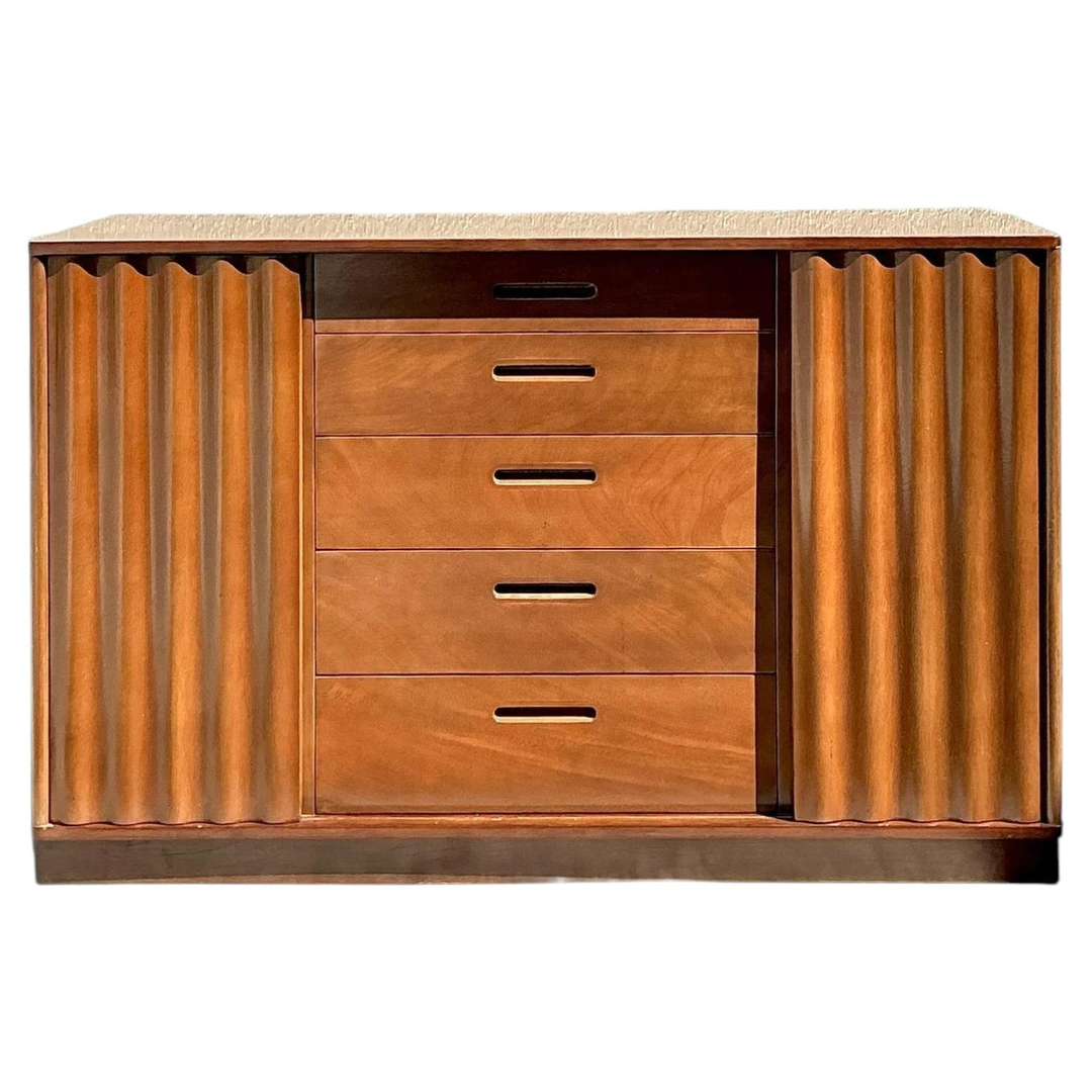 Vintage Edward Wormley for Dunbar Sliding Door Sideboard