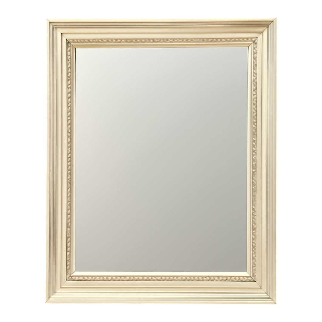 Vintage Carved Wood and Mirrored Glass Mirror