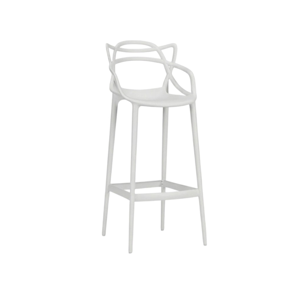 Matrix bar stool – White