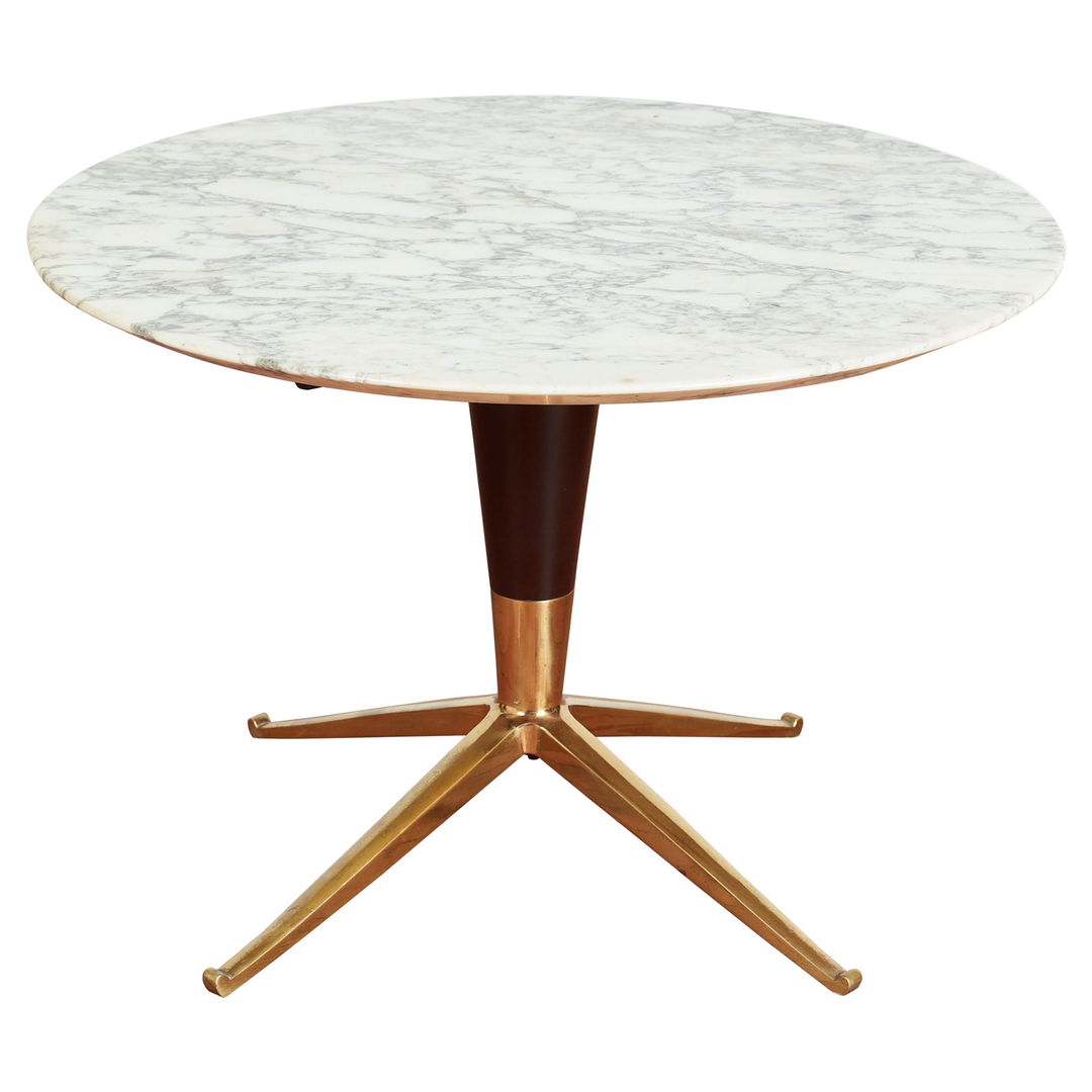 Petite Italian Marble Side Table