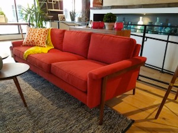 Orange Modern Couch
