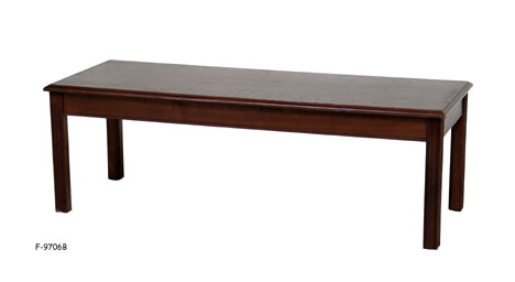 COFFEE TABLE: Chippendale style, Walnut, Rectangular, 48" x 18" x 16"H.
