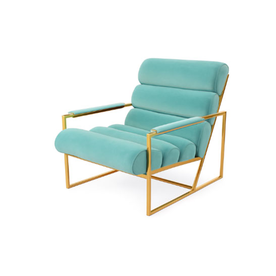 Rigoletto chair – Teal blue