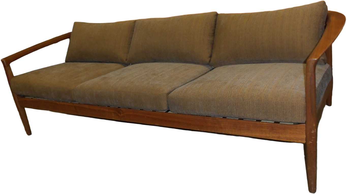 Sofa, Danish Modern, Slatted Back , Warehouse, Sofa, Sofas, UNIVERSAL